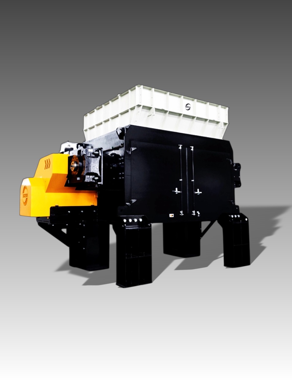 首誉机械重型铝型材撕碎机-SRD2500